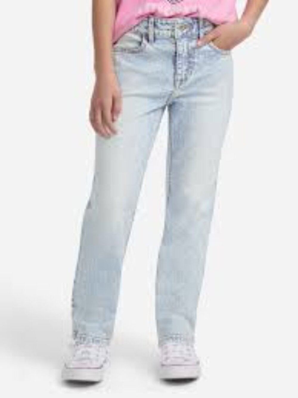 Abercrombie & Fitch Light Blue Straight-Leg Women's Jeans